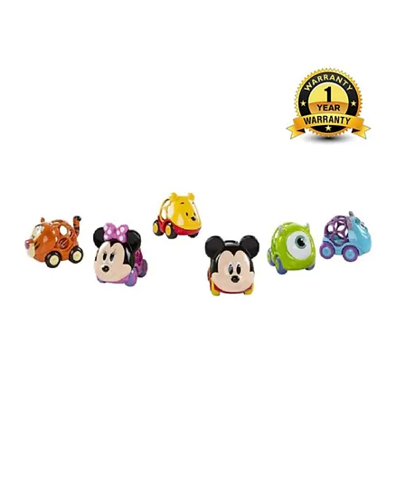 Disney Baby Go Grippers Cars Pack Of 12 - Multicolour