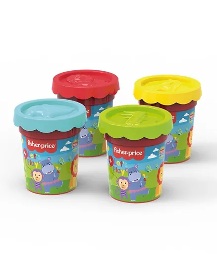 Fisher Price Play Dough Tube - 4 Pieces