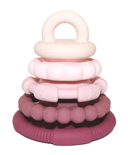 Jellystone Rainbow Stacker And Teether Toy - Dusty