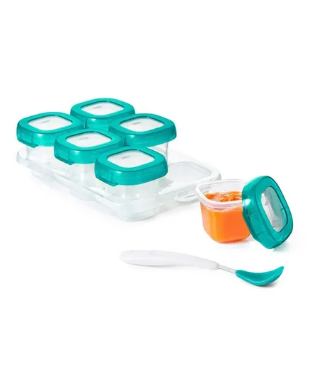 Oxo Tot Baby Blocks Freezer Storage Containers Teal - 59mL