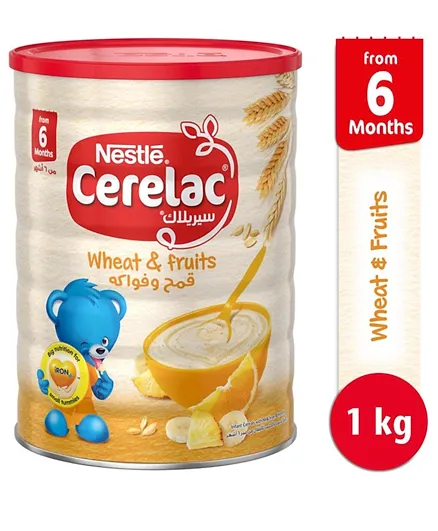 Nestlé Cerelac Wheat & Fruits Formula 2 - 1kg