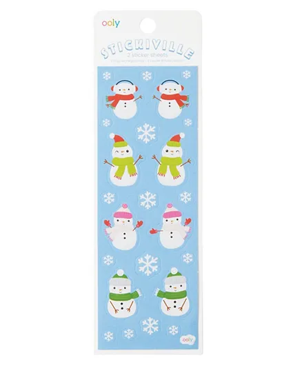 Ooly Stickiville Stickers Skinny Snow Friends - 2 Sheets