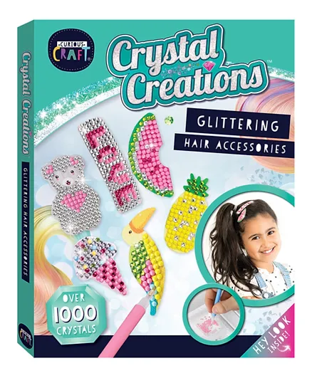 Hinkler Books Crystal Creations Hair Accessories - Multicolor