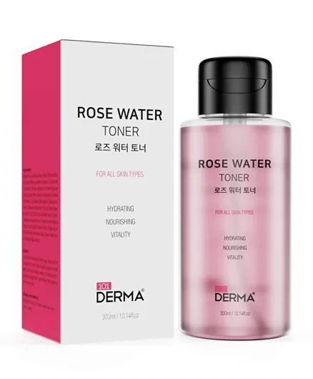 101 DERMA Rose Water Toner - 300mL
