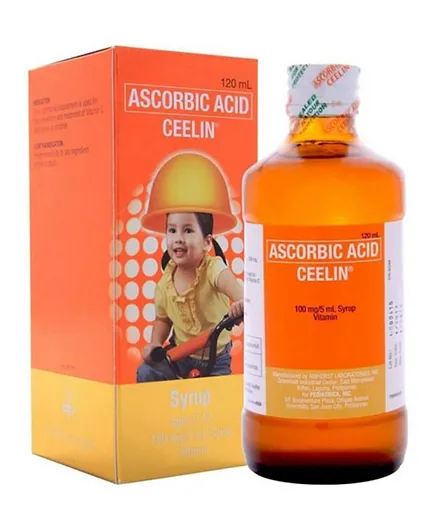 شراب سيلين حمض الأسكوربيك - 120 مل