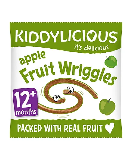 Kiddylicious Apple Fruit Wriggles - 12 Grams