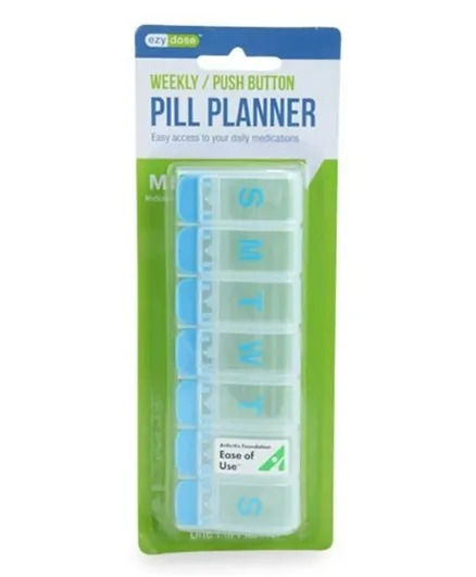 Apothecary Push Button 7 Pill Planner