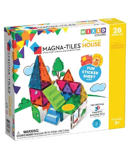 Magna-Tiles Magnetic Toys Construction Set - 28 Pieces