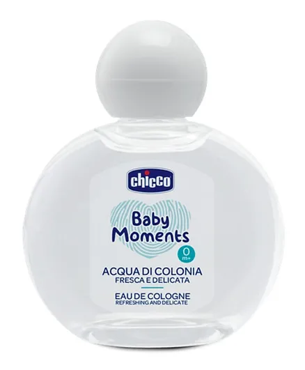 Chicco Baby Moments Eau De Cologne Refreshing and Delicate for Baby Skin - 100mL