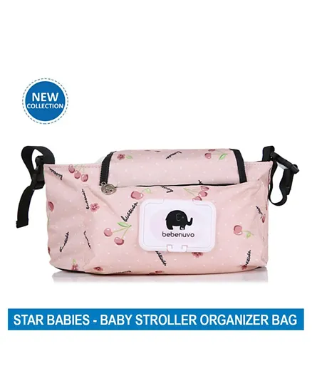 Star Babies Baby Stroller Organizer Bag - Pink