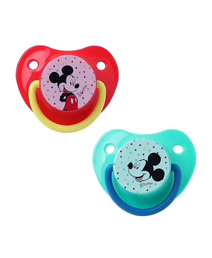 Disney Mickey Mouse Baby Soother, Pacifier - Pack of 2