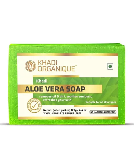 Khadi Organique Aloe Vera Soap - 125g