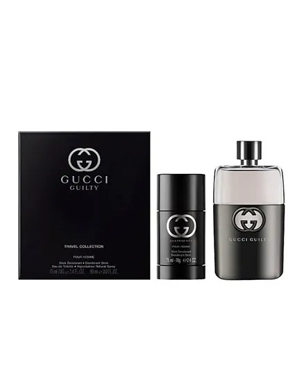 Gucci Guilty Pour Homme EDT 90mL + Deodorant Stick 70g Travel Set