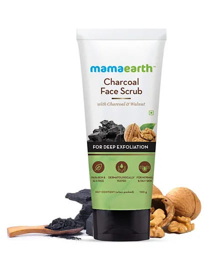 Mamaearth Charcoal Face Scrub - 100ml