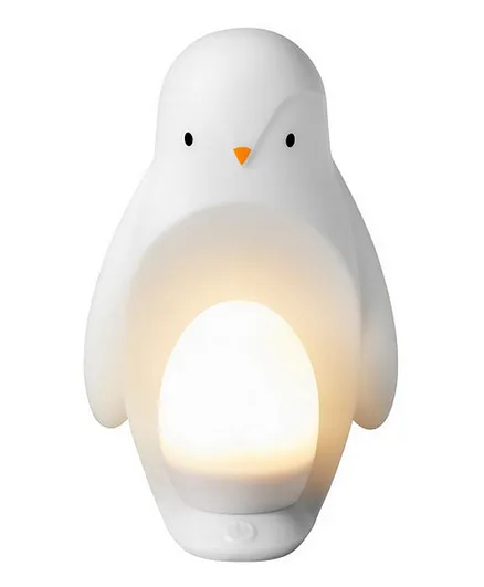 Tommee Tippee Portable Penguin & Egg Nursery Night Light, Adjustable Brightness, USB-Powered