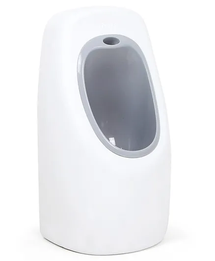 iFam Easy Doing Standing Urinal Bowl - Grey and White