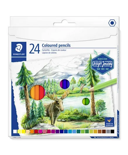 ستيدتلر - أقلام دائمة ملونة - عبوة من 24