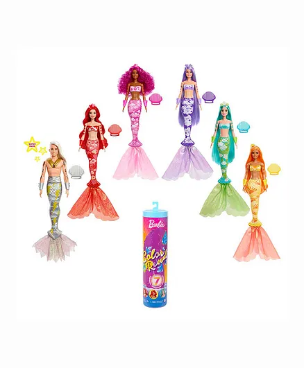 Barbie Color Reveal Rainbow Mermaids Series - Assorted