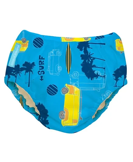 Charlie Banana 2 in 1 Swim Diaper & Training Pants Malibu Large - Blue
