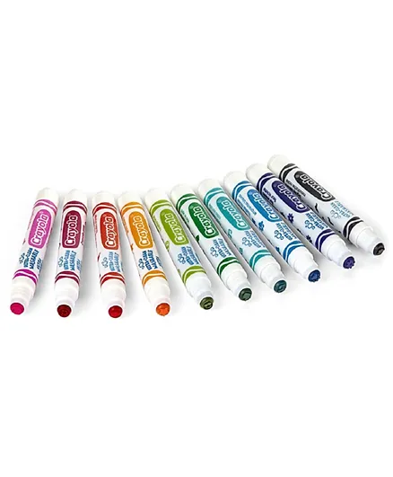 Crayola Ultra-Clean Washable Emoji Markers Multicolor - Pack of 10