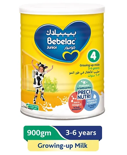Bebelac Junior 4 Growing up Milk Powder - 900 Grams