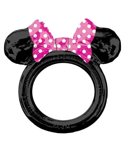 Anagram Minnie Mouse G20 Frame Foil Balloon - Black