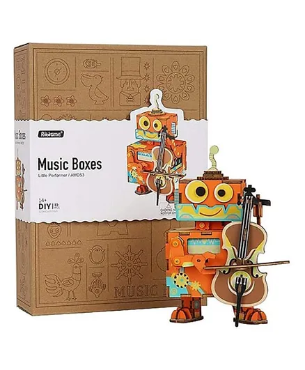 Robotime DIY Little Performer Music Box - 88 Pieces