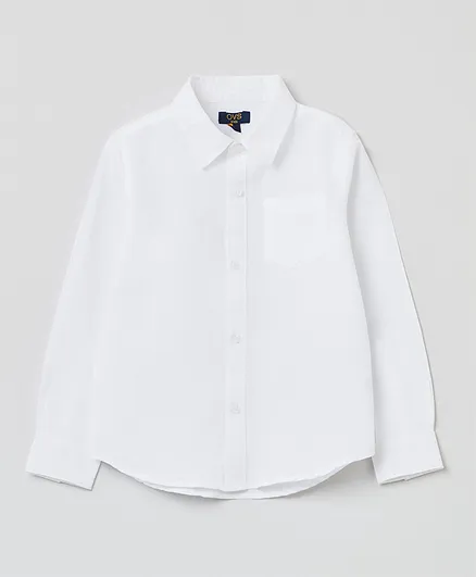 OVS Full Sleeves Shirt - White