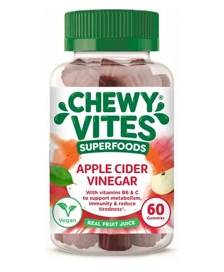 Chewy Vites Superfoods Apple Cider Vinegar - 60 Gummy Vitamins
