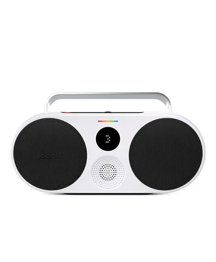 Polaroid P3 Music Player Bluetooth Wireless Portable Speaker - Black & White