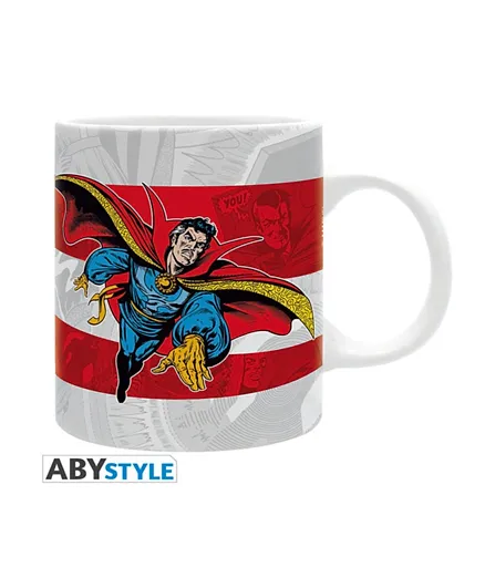 Abystyle Stephen Strange The Man Called Dr Strange Text Design Marvel Licensed High Quality Ceramic Mug - 320ml