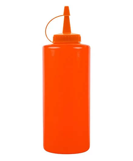 Chefset Red Plastic Squeezer Dispenser - 355ml