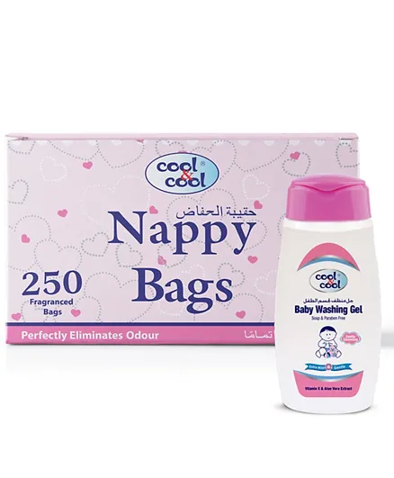 Cool & Cool Nappy Bags & One Free Washing Gel