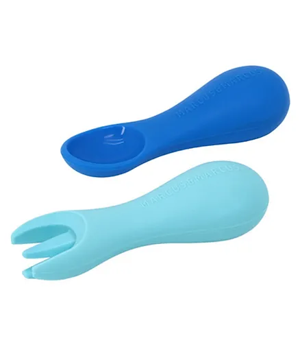 Marcus and Marcus Silicone  Spoon & Fork Set Lucas - 2 Piece