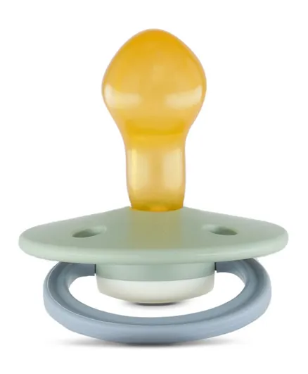 Rebael Fashion Natural Rubber Round Pacifier - Cloudy Pearly Pony