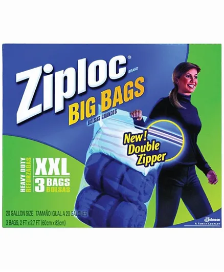 Ziploc Pack of 3 HD BigBag - XXL