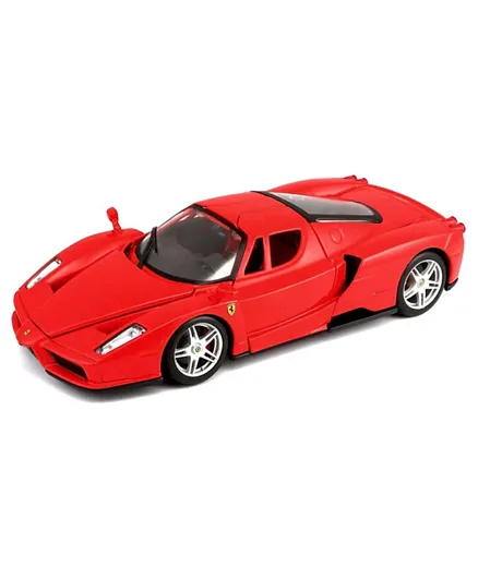 بوراغو - سيارة انزو فيراري للعب والسباق  سلسلة فيراري للسباق والتشغيل 1:24  - احمر