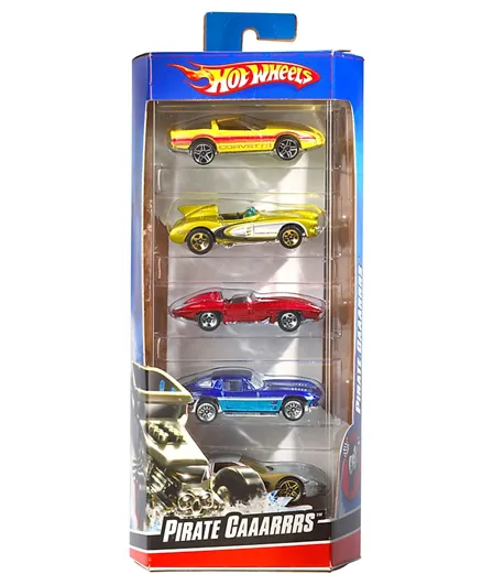 Hot Wheels Basic Car 5 Pack of 1 - Assorted