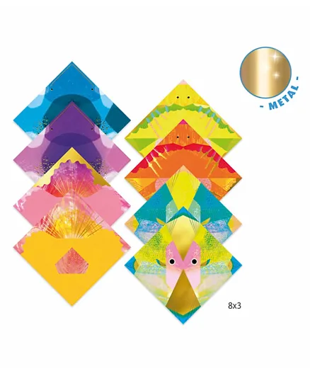 مخلوقات بحرية اوريغامي من دجيكو - متعددة الألوان