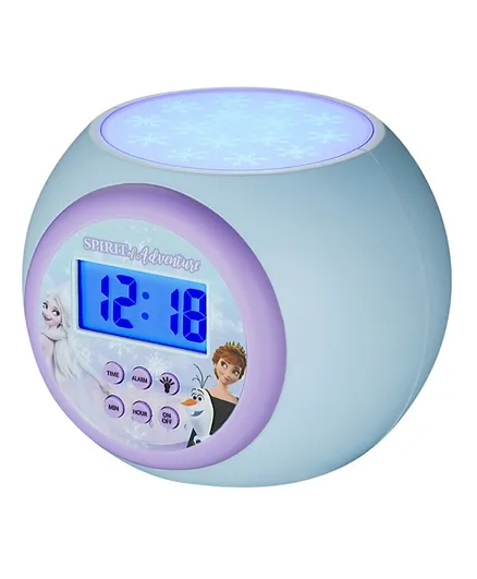 Disney Plush SMD's Disney Frozen Round Shape Projection Alarm Clock