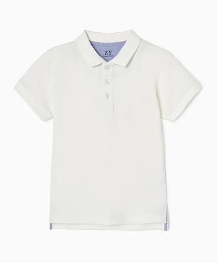 Zippy Polo Shirt - White