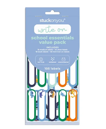 Stuck On You Revs and  Roars School Essentials Value Pack Multicolor - 105 Pieces