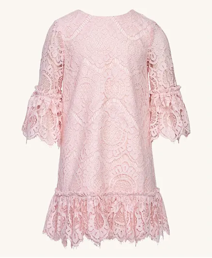 Bardot Junior Lace Dress - Baby Pink