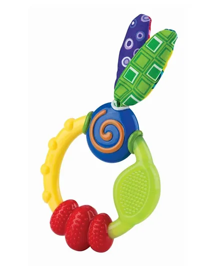 Nuby Wacky Teething Ring From - Multicolor