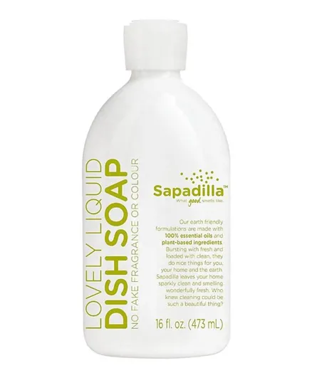 Homesmiths Sapadilla Rosemary + Peppermint Biodegradable Liquid Dish Soap - 473mL