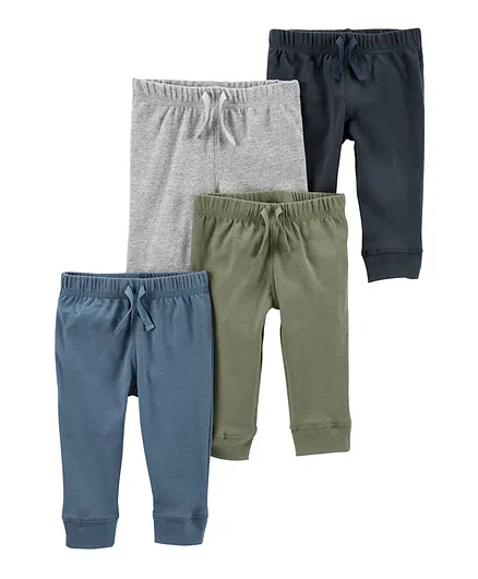 Carter's 4-Pack Cotton Pants - Multicolor