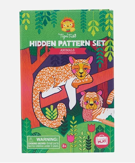 Tiger Tribe Hidden Pattern Animals - Multicolour