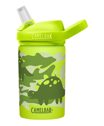 CamelBak 14 Oz Eddy+ Vacuum Insulated Stainless Steel Kids' Water Bottle - Dino Camo