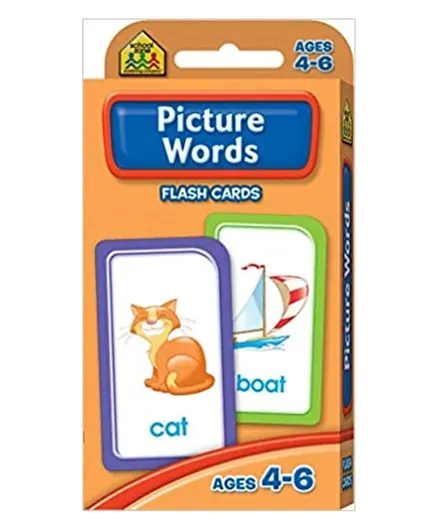 Wilco International Flash Cards Picture Words - 53 Cards