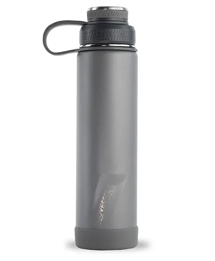 ECOVESSEL Slate Gray Boulder Water Bottle - 700ml
